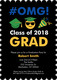 Blue Class of Emoji Graduation Invitations Image 5 of 5